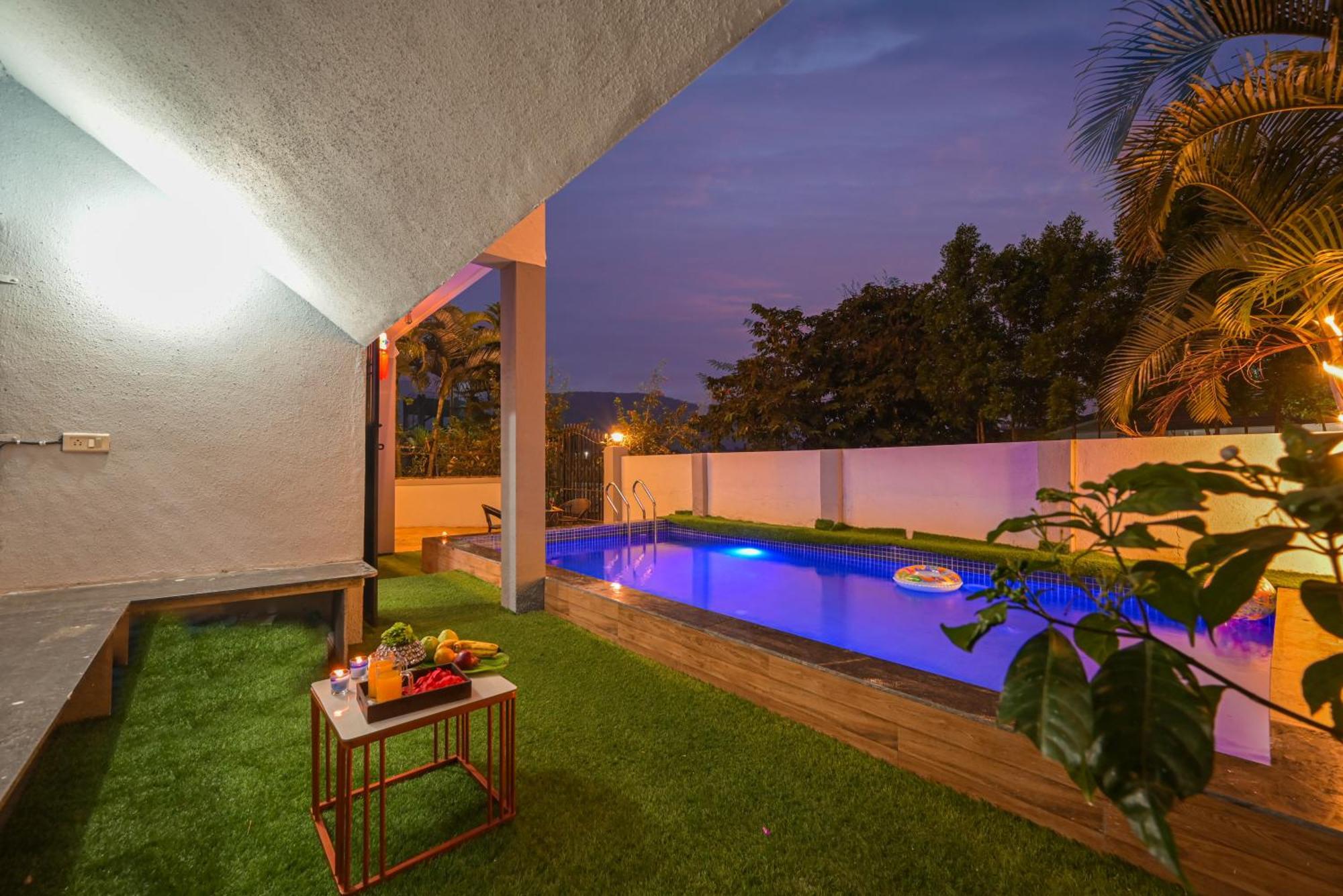 Ll Empyrean Stay II Luxury Ll Celestial Unicorn Villa Ll 3Bhk Ll Ac Ll Private Big Pool Ll Lonavala Extérieur photo