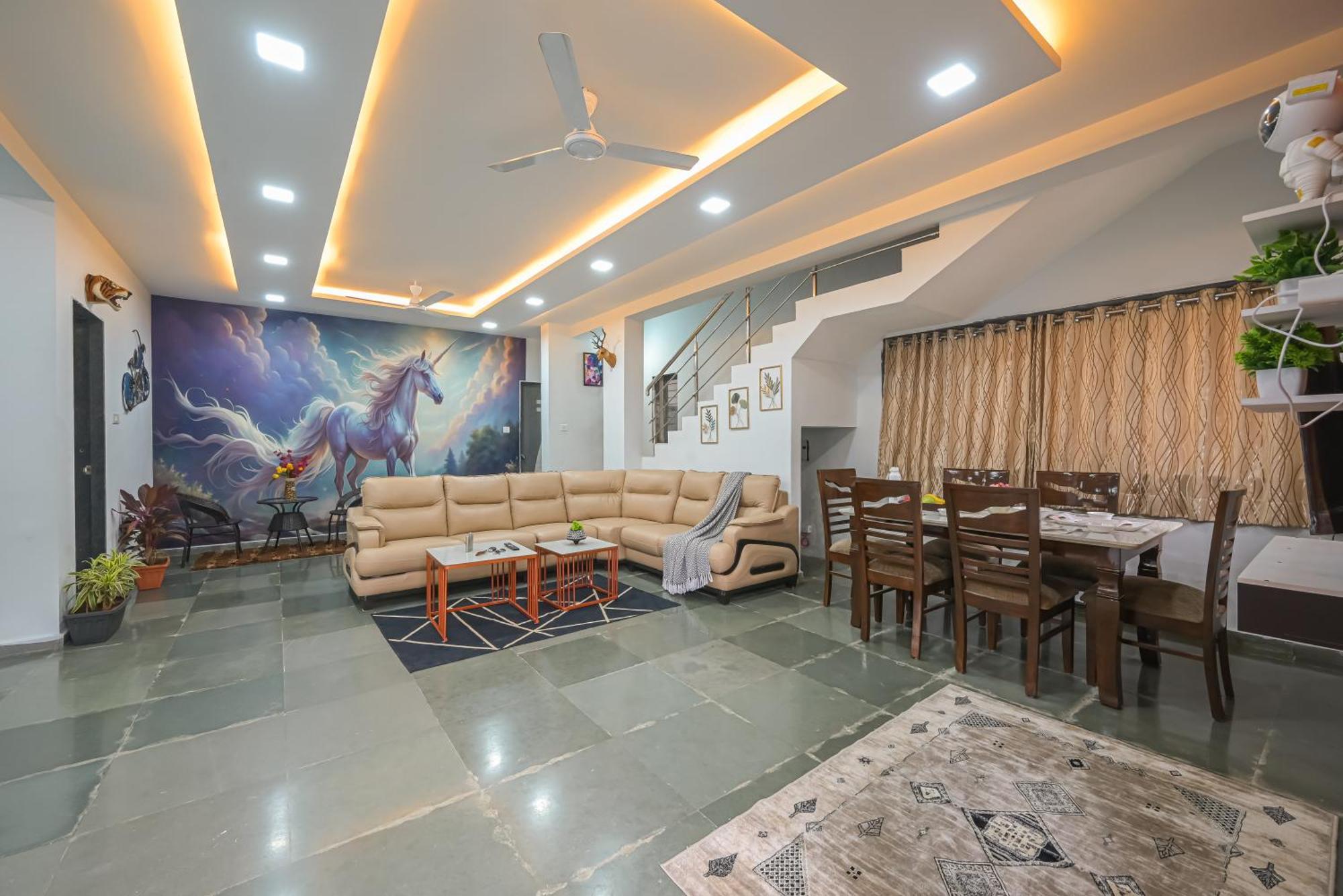Ll Empyrean Stay II Luxury Ll Celestial Unicorn Villa Ll 3Bhk Ll Ac Ll Private Big Pool Ll Lonavala Extérieur photo